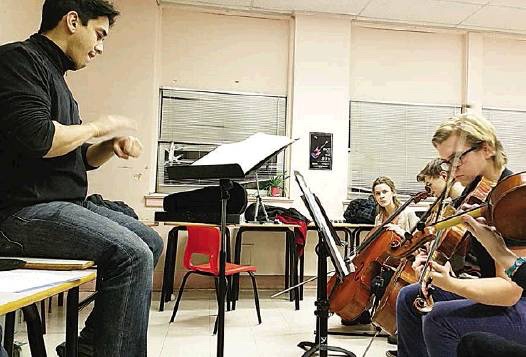 New Brunswick Youth Orchestra rehearsing round the clock